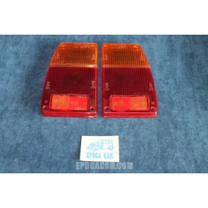 128 COUPE' S-SL  PAIR BICOLORED LENSES FOR REAR LIGHTS (BIG SCREW)   STARS