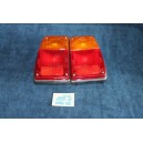 128 COUPE' SL  PAIR REAR LIGHTS (PLASTIC SCREW)   STARS