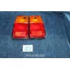 128 COUPE' COPPIA FANALINI POST. (VITE IN PLASTICA) BORDO NERO   STARS