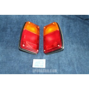 128 COUPE' S  COPPIA FANALINI POST. (VITE PLASTICA) BORDO NERO   ALTISSIMO