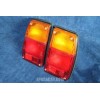 128 COUPE' S  PAIR REAR LIGHTS (PLASTIC SCREW)  BLACK EDGE   ALTISSIMO
