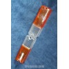 128 3P  COPPIA PLASTICHE BICOLORI PER FANALINI ANT.   ALTISSIMO
