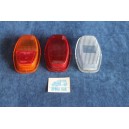 128 3P  LENSES (3 PIECES) FOR REAR LEFT LIGHT   ALTISSIMO