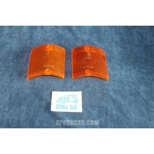 128 SEDAN-RALLY PAIR ORANGE LENSES FOR FRONT LIGHTS   ALTISSIMO