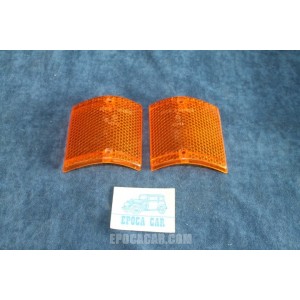 128 SEDAN-RALLY   PAIR ORANGE LENSES FOR FRONT LIGHT   ARIC