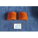 128 PAIR ORANGE LENSES FOR FRONT LIGHTS   CATALUX