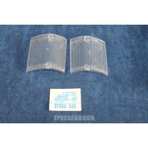 128 SEDAN-RALLY  PAIR LENSES FOR FRONT LIGHTS   STARS