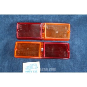 128 SEDAN 1°S  PAIR REAR LENSES   STARS