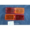 128 SEDAN 1°S  PAIR REAR LENSES   STARS