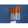 125 1°S  PAIR BICOLORED LENSES FOR FRONT LIGHTS   STARS