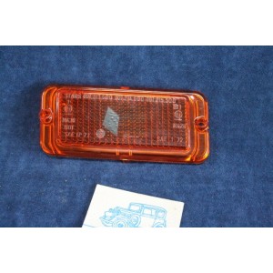 124 COUPE' 3°S CC  ORANGE LENS FOR FRONT LEFT LIGHT (USA) STARS