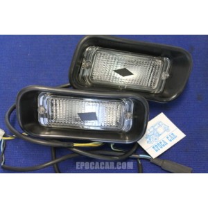124 COUPE' 3°S CC  PAIR CLEARS FRONT LIGHTS   STARS