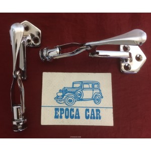 CLOSER HANDLE INSIDE BRASS CHROME PAIR
