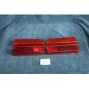 124 SPORT COUPE' 2°S BC  SET COMPLETO (4 PZ) PLASTICHE PER FANALINI POST.   STARS