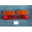 124 SEDAN '71  COMPLETE SET (4 PIECES) LENSES FOR REAR LIGHTS   ALTISSIMO