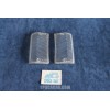 124 SPECIALSPECIAL T '71  PAIR CLEARS LENSES FOR FRONT LIGHTS   STARS