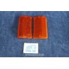 124 SPECIALSPECIAL T '71  PAIR ORANGE LENSES FOR FRONT LIGHTS   LEART
