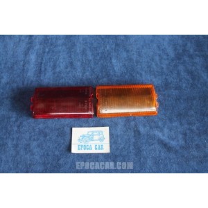 124 SEDAN 1°S  PAIR LENSES FOR REAR LIGHTS   P.V
