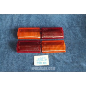 124 SEDAN 1°S  COMPLETE SET (4 PIECES) LENSES FOR REAR LIGHTS   CATALUX