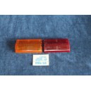 124 SEDAN 1°S  PAIR LENSES FOR REAR LIGHTS   BELLU'