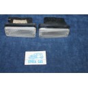 124 SPORT COUPE'  PAIR CLEAR FRONT LIGHTS WITH CAPS   ALTISSIMO