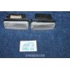 124 SPORT COUPE'  PAIR CLEAR FRONT LIGHTS WITH CAPS   ALTISSIMO