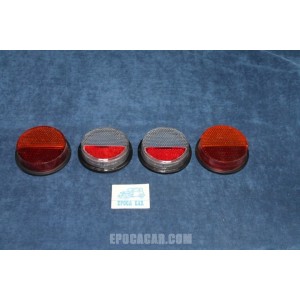 850 SPORT COUPE'  COMPLETE SET (4 PIECES) LENSES FOR REAR LIGHTS   P.V.