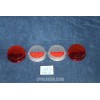 850 SPORT COUPE'  COMPLETE SET (4 PIECES) LENSES FOR REAR LIGHTS   BELLU'