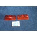 850 BERLINA  COPPIA PLASTICHE ARANCIONI PER FANALINI ANT.   STARS