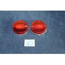 850 SEDAN 1°S  PAIR LENSES FOR REAR LIGHTS   