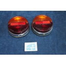 850 COUPE'  PAIR REAR LIGHTS   CIGALA E BERTINETTI