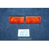 124 SEDAN 1°S  PAIR ORANGE FRONT LIGHTS   STARS