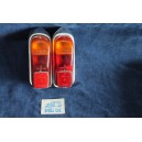 600 E  PAIR REAR LIGHTS (CHROME PLASTIC)   BELLU'