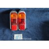 600 E  PAIR REAR LIGHTS (CHROME PLASTIC)   BELLU'