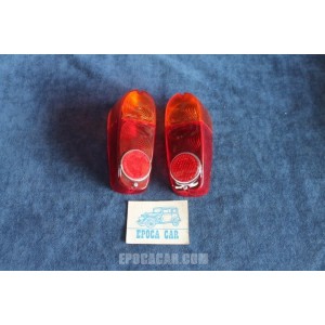 600 2°S  COPPIA PLASTICHE PER FANALINI POST. CON CATARIFRANGENTI   CARELLO