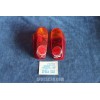 600 2°S  COPPIA PLASTICHE PER FANALINI POST. CON CATARIFRANGENTI   CARELLO