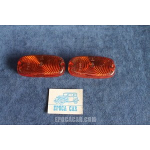 850 VAN - MINIBUS  PAIR ORANGE LENSES FOR FRONT LIGHTS   P.V.