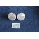 124 COUPE' 1°S  PAIR CLEAR FRONT LENSES   STARS