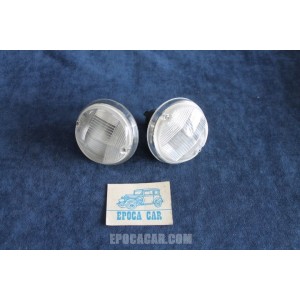 124 COUPE' 1°S  PAIR CLEAR FRONT LIGHTS   CATALUX