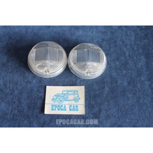 124 COUPE' 1°S  PAIR LENSES FOR FRONT LIGHTS   ALTISSIMO
