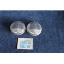 124 COUPE' 1°S   PAIR LENSES FOR FRONT LIGHTS   CATALUX