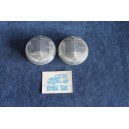 124 COUPE' 1°S  PAIR LENSES FOR FRONT LIGHTS   ARIC