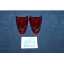 1100  PAIR RED LRNSES FOR REAR LIGHTS   ALTISSIMO