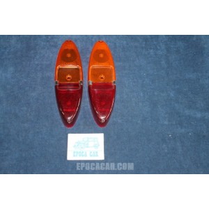 1100 (1959)  PAIR LENSES FOR REAR LIGHTS   COSSATO & CAROZZO