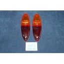 1100 (1958)  PAIR LENSES FOR REAR LIGHTS   P.V.