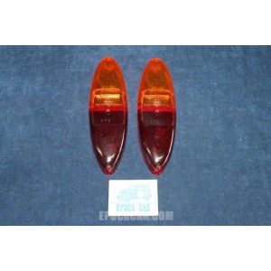 1100 (1958)  PAIR LENSES FOR REAR LIGHTS   P.V.