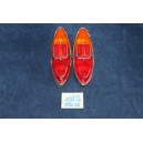 1100 (1958)  PAIR PLASTIC REAR LIGHTS COMPLETE   LEART