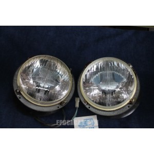 COPPIA FARI COMPLETI CARELLO NOS FIAT 124 AC -SPIDER AS