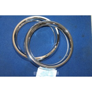 COUPLE HEADLAMP RINGS  NOS