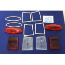 SET TAIL LIGHT LENSES CARELLO + SEALS